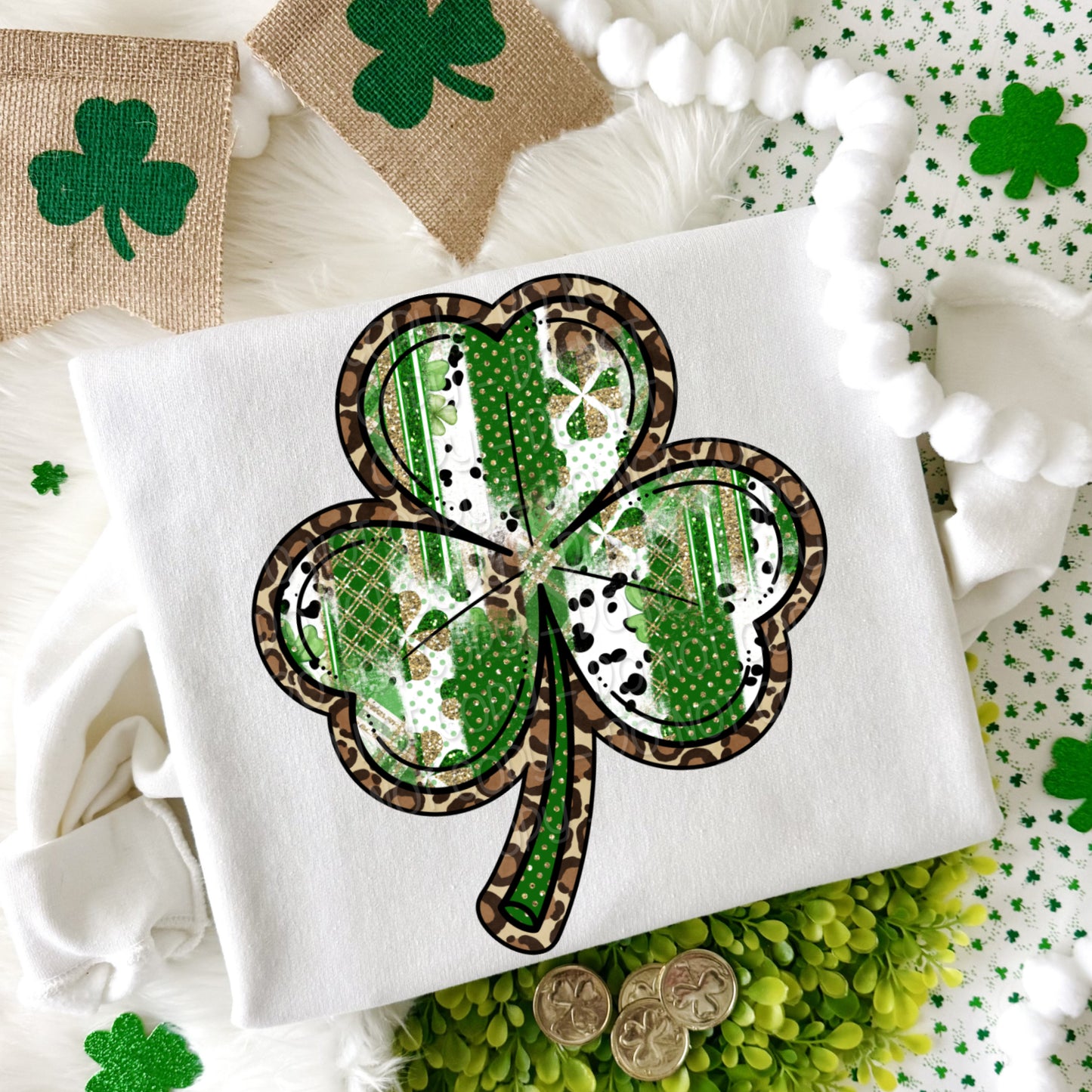 St. Patrick's Day Shamrock 1 - Digital PNG Design