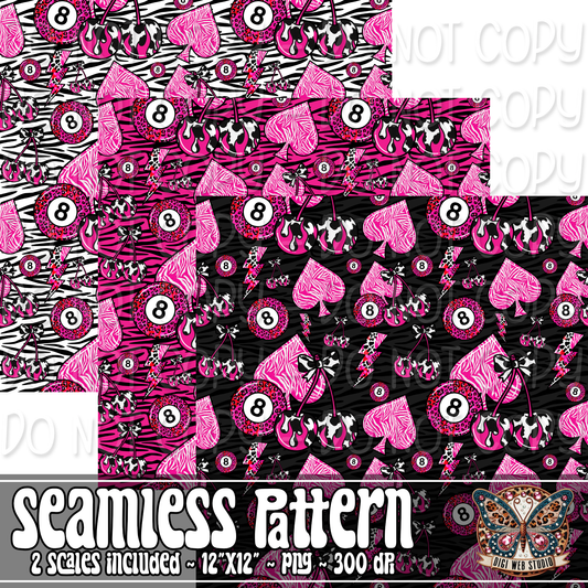 Faith Over Fate 1 - Seamless Pattern