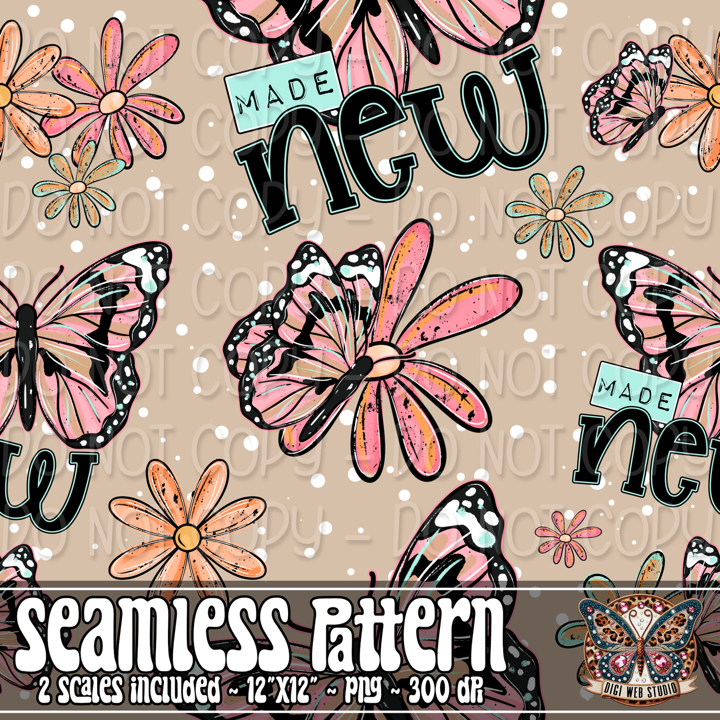 Made New Butterfly 1 - 2026 Seamless Pattern