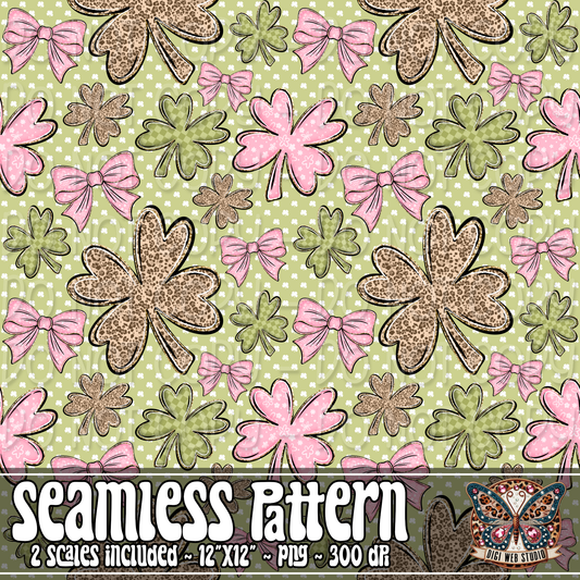 Not Lucky, Simply Blessed 1 - Seamless Pattern