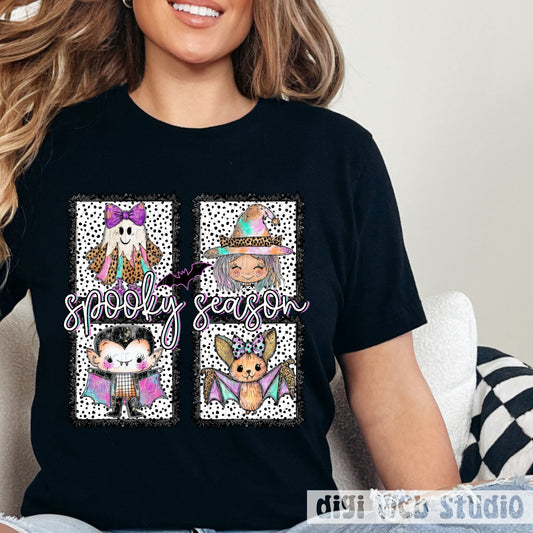 Spooky Season Collage 1 - 2025 Digital PNG Design