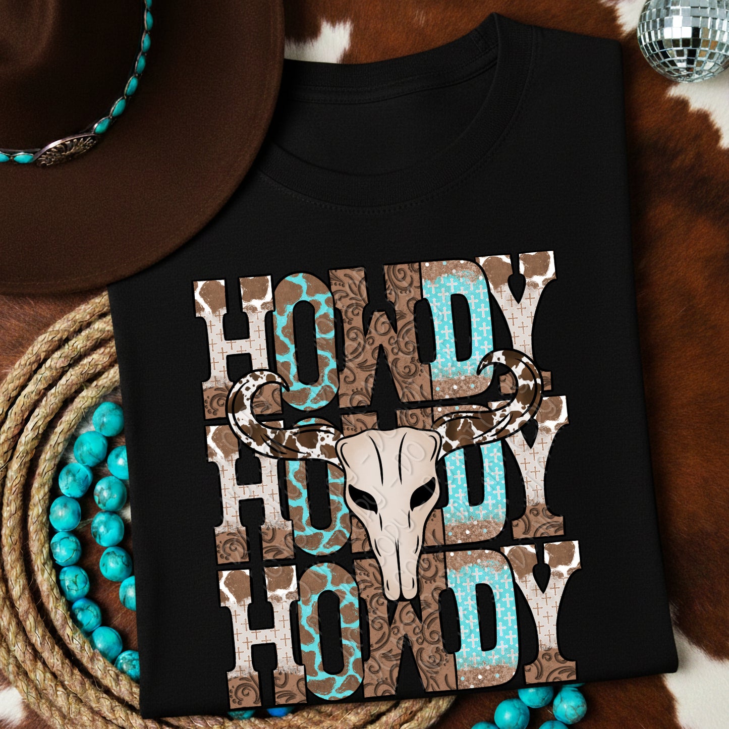 Stacked Howdy 1 - 2026 Digital PNG Design