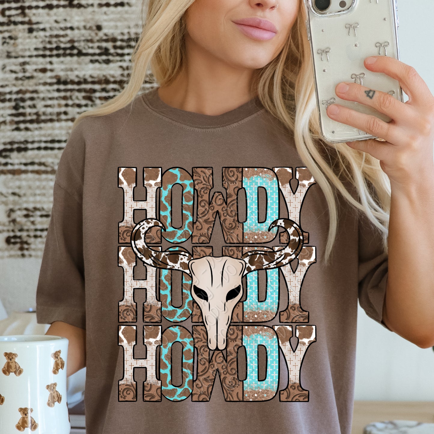 Stacked Howdy 1 - 2026 Digital PNG Design