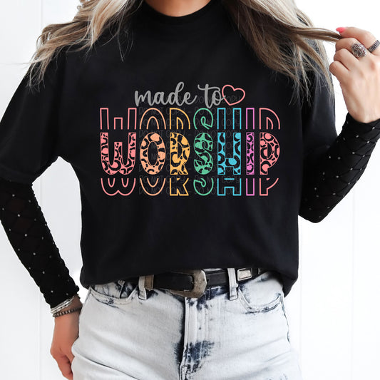 Stacked Made to Worship 1 - 2024 Digital PNG Design