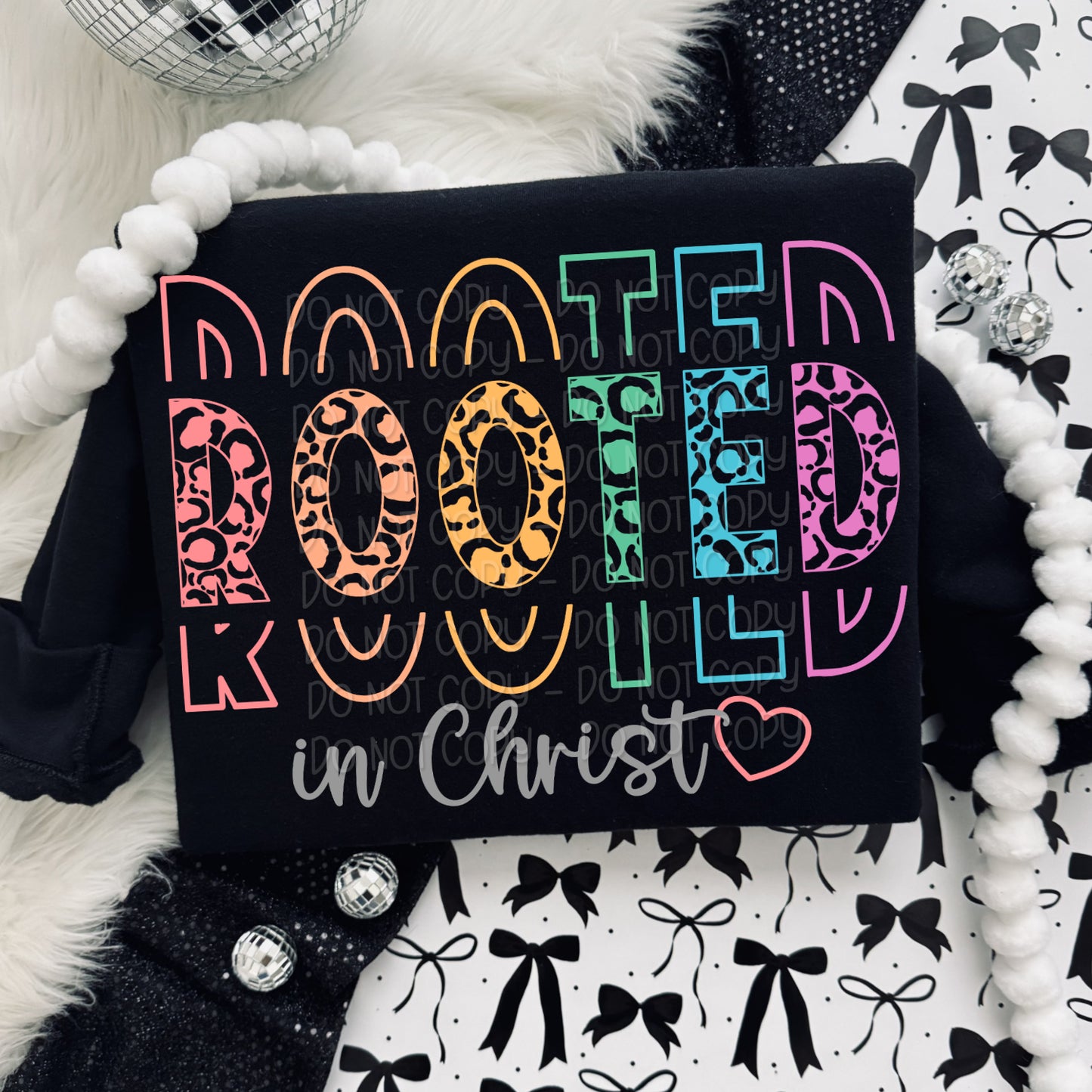 Stacked Rooted In Christ 1 - 2024 Digital PNG Design