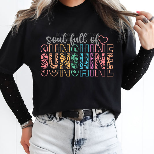 Stacked Soul Full of Sunshine 1 - 2024 Digital PNG Design