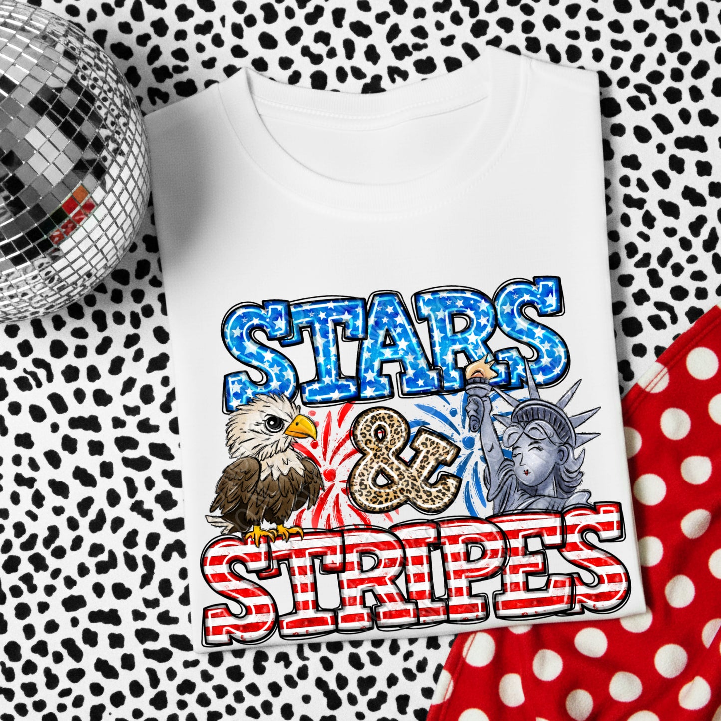 Stars & Stripes 2 - 2024 Digital PNG Design