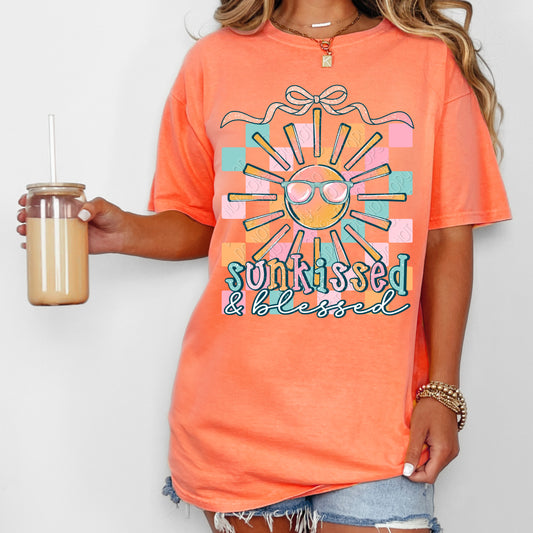 Sunkissed & Blessed 1 - 2026 Digital PNG Design