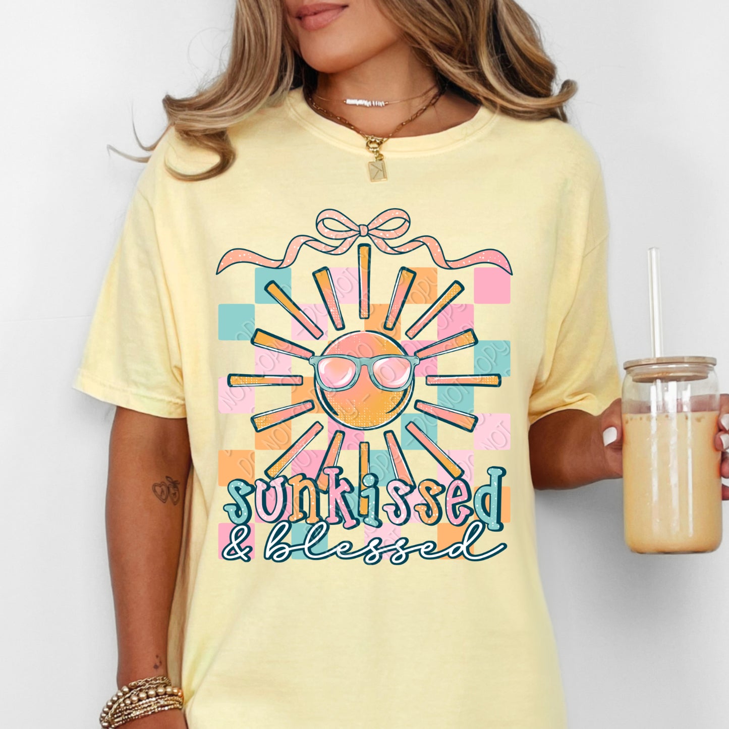Sunkissed & Blessed 1 - 2026 Digital PNG Design