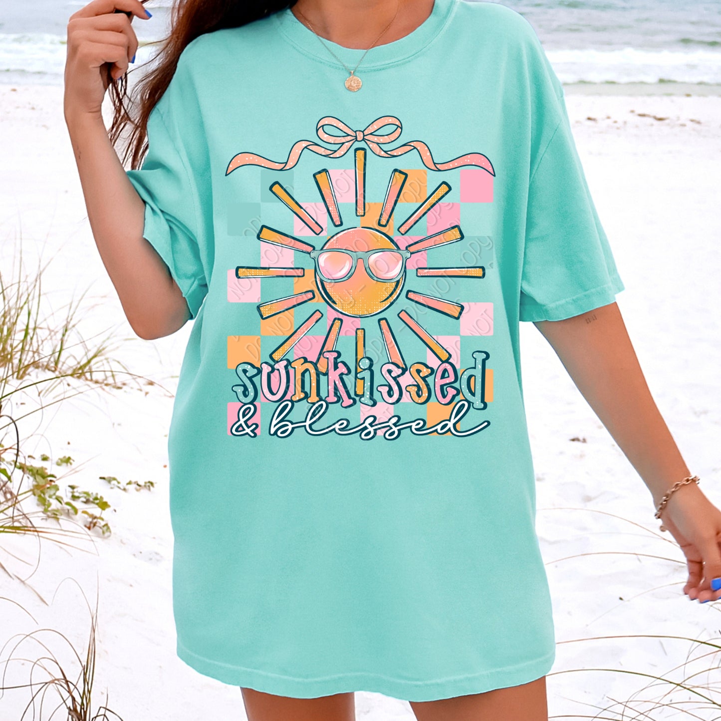 Sunkissed & Blessed 1 - 2026 Digital PNG Design