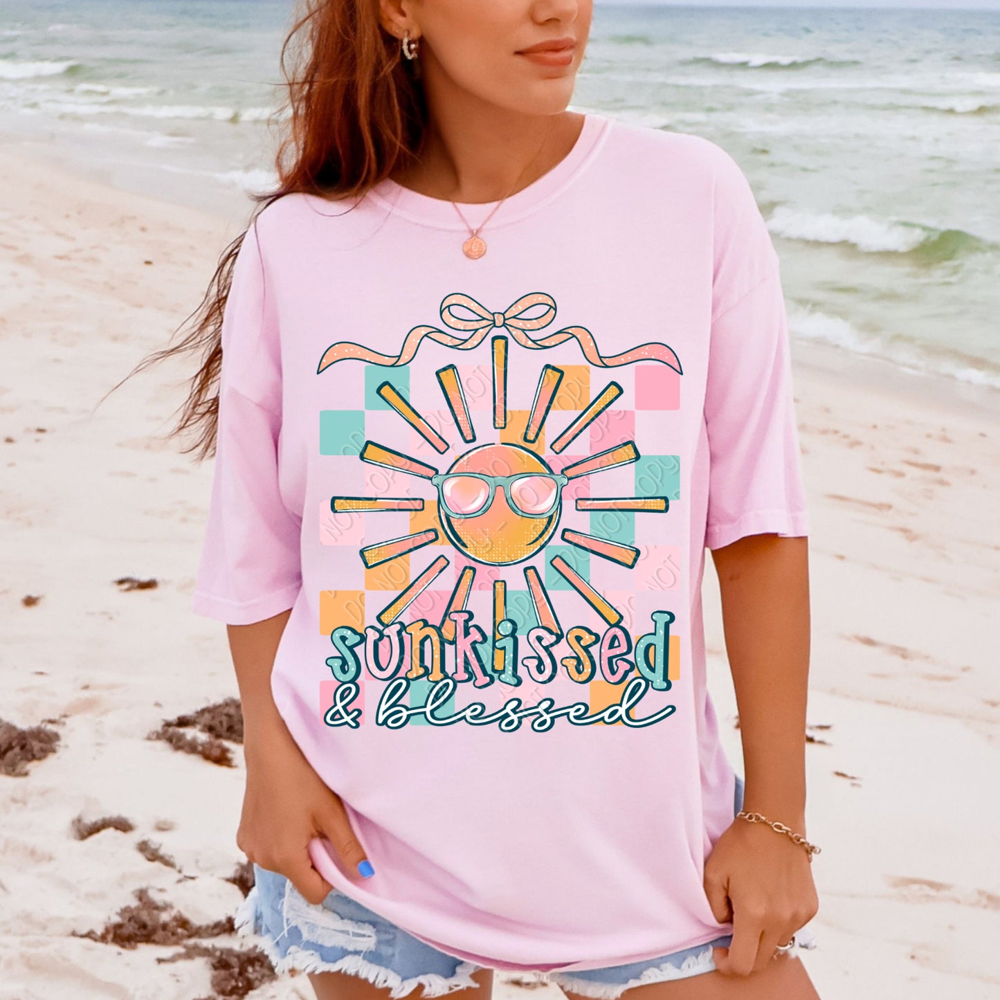 Sunkissed & Blessed 1 - 2026 Digital PNG Design