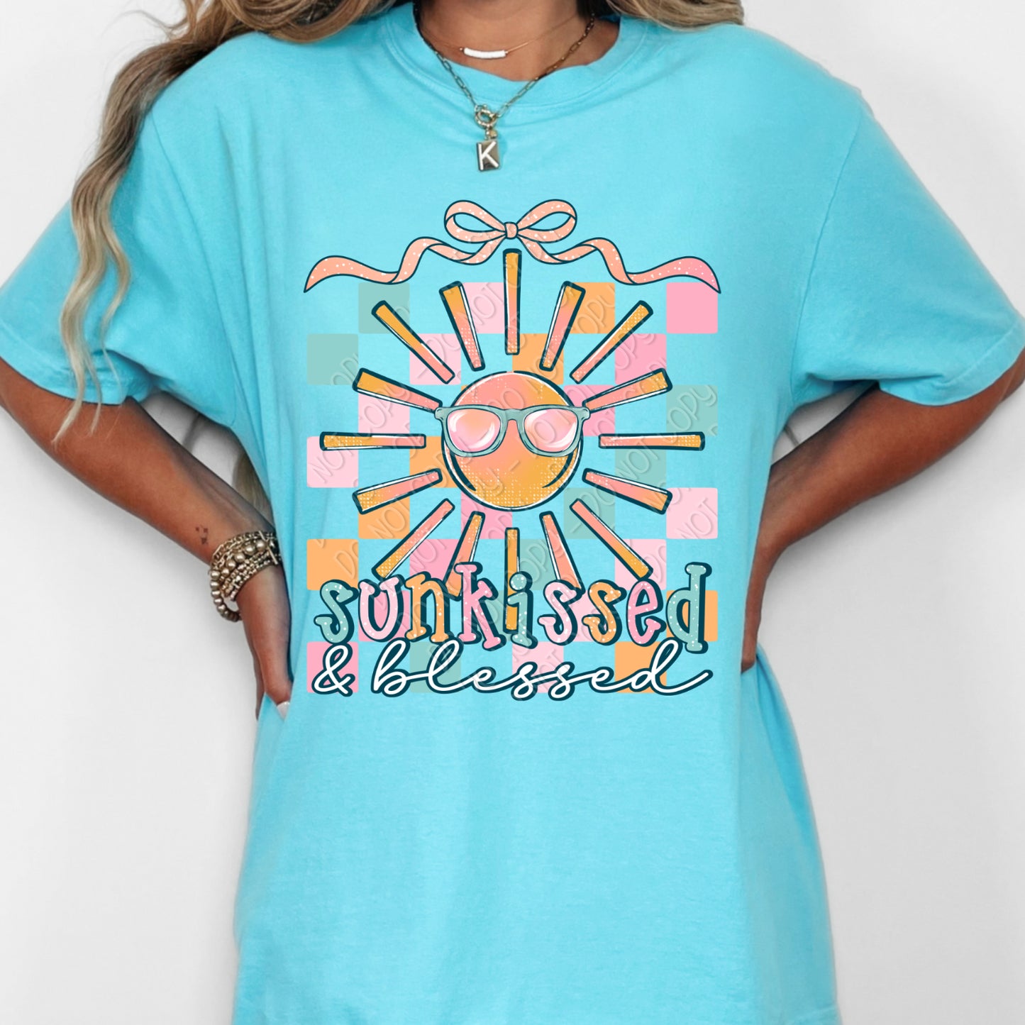 Sunkissed & Blessed 1 - 2026 Digital PNG Design