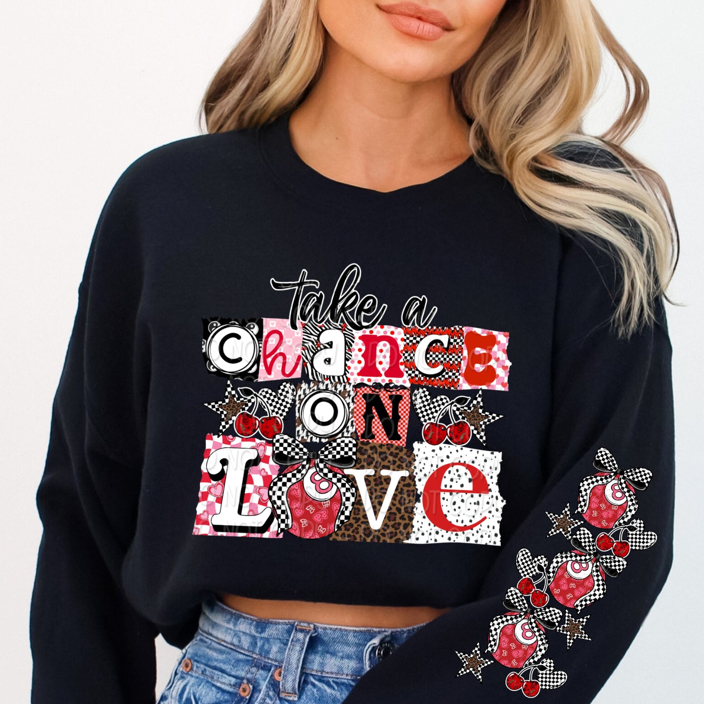 Take A Chance On Love 1 - Digital PNG Design w/ Sleeve