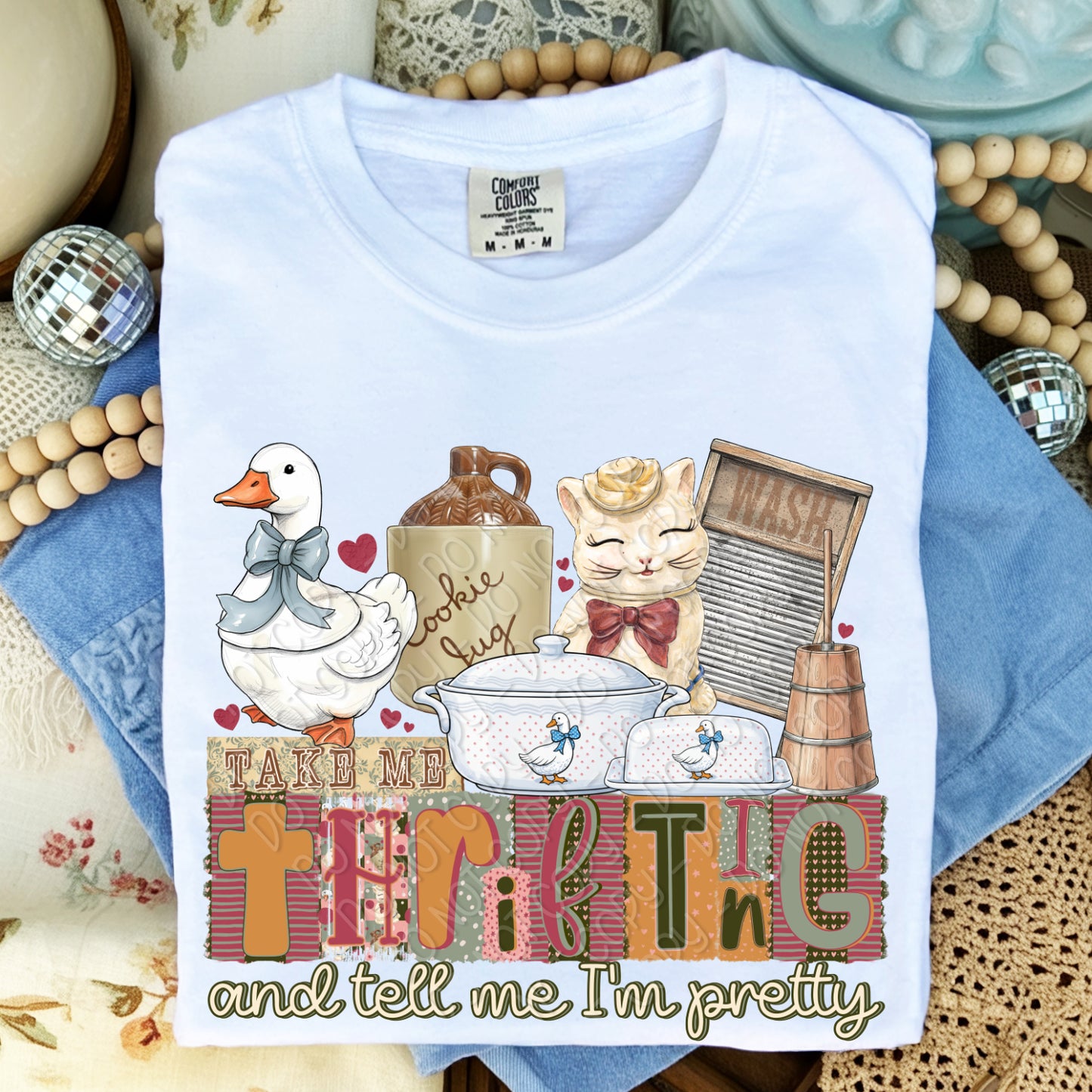 Take Me Thrifting and Tell Me I'm Pretty 1 - 2026 Digital PNG Design