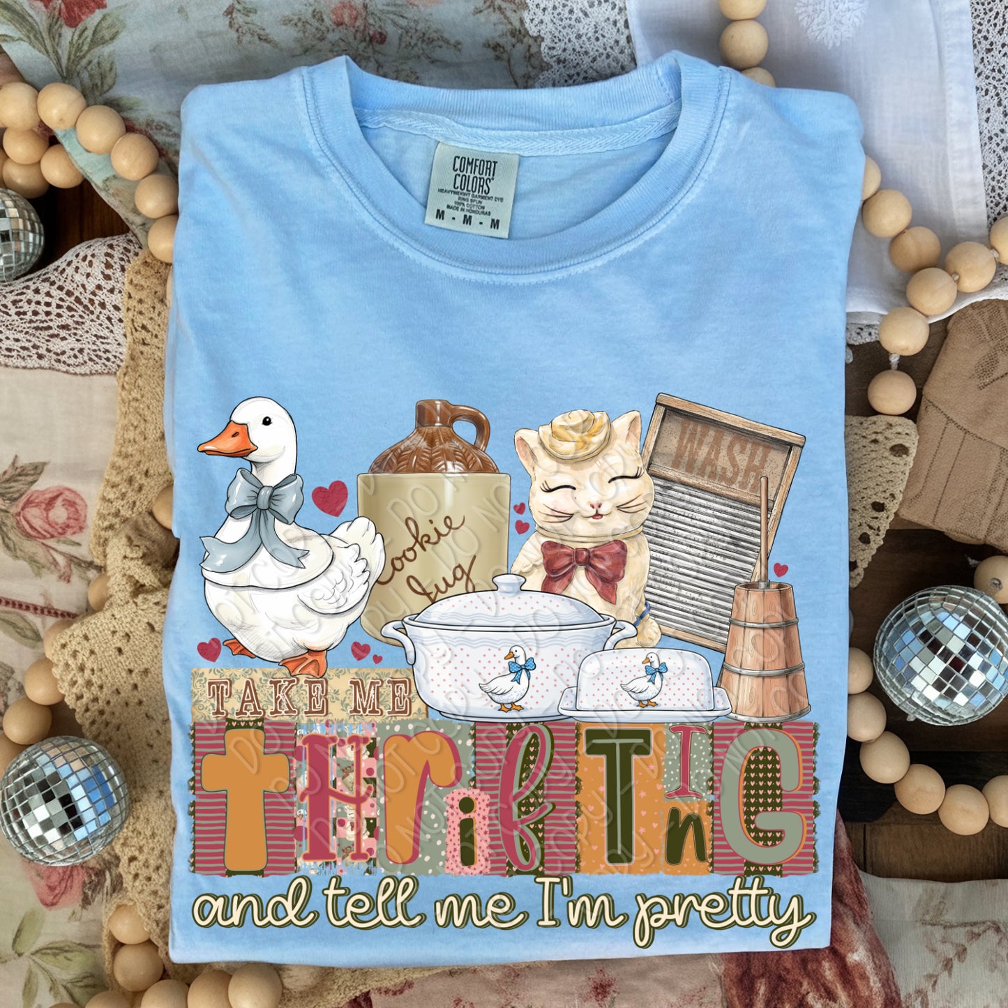 Take Me Thrifting and Tell Me I'm Pretty 1 - 2026 Digital PNG Design