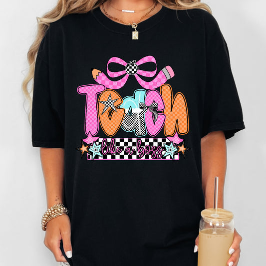 Teach Like A Boss 1 - 2026 Digital PNG Design