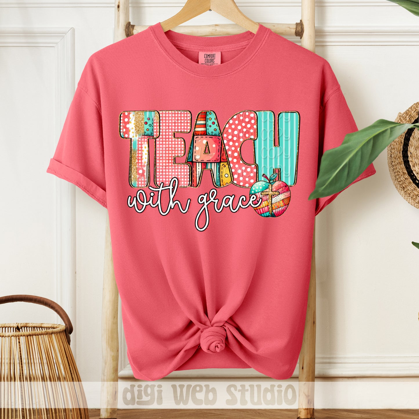 Teach With Grace 1 - 2025 Digital PNG Design