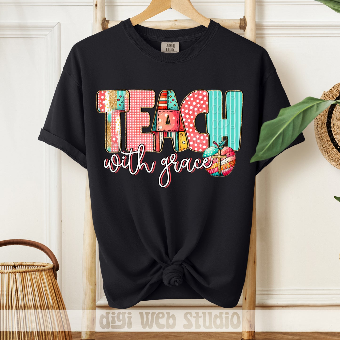 Teach With Grace 1 - 2025 Digital PNG Design
