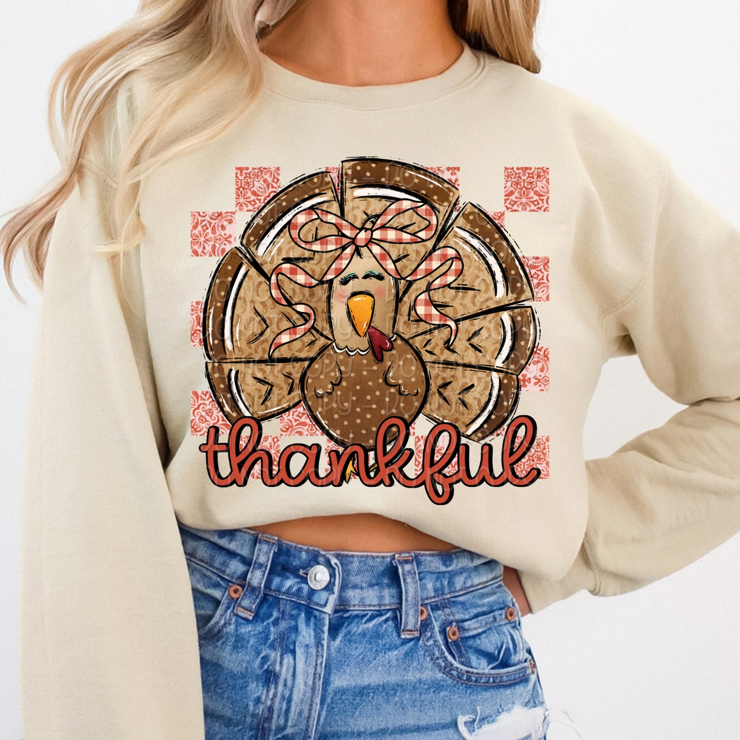 Thankful Turkey 1 - 2025 Digital PNG Design