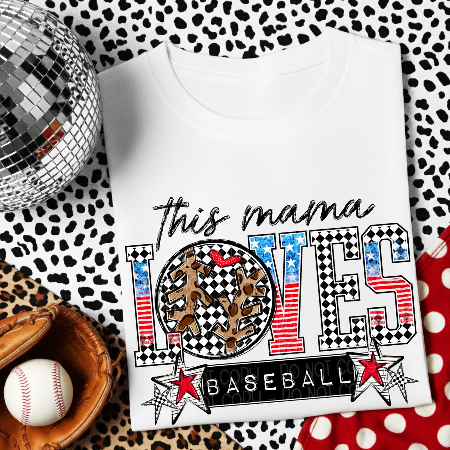 This Mama Loves Baseball 1 - Digital PNG Design