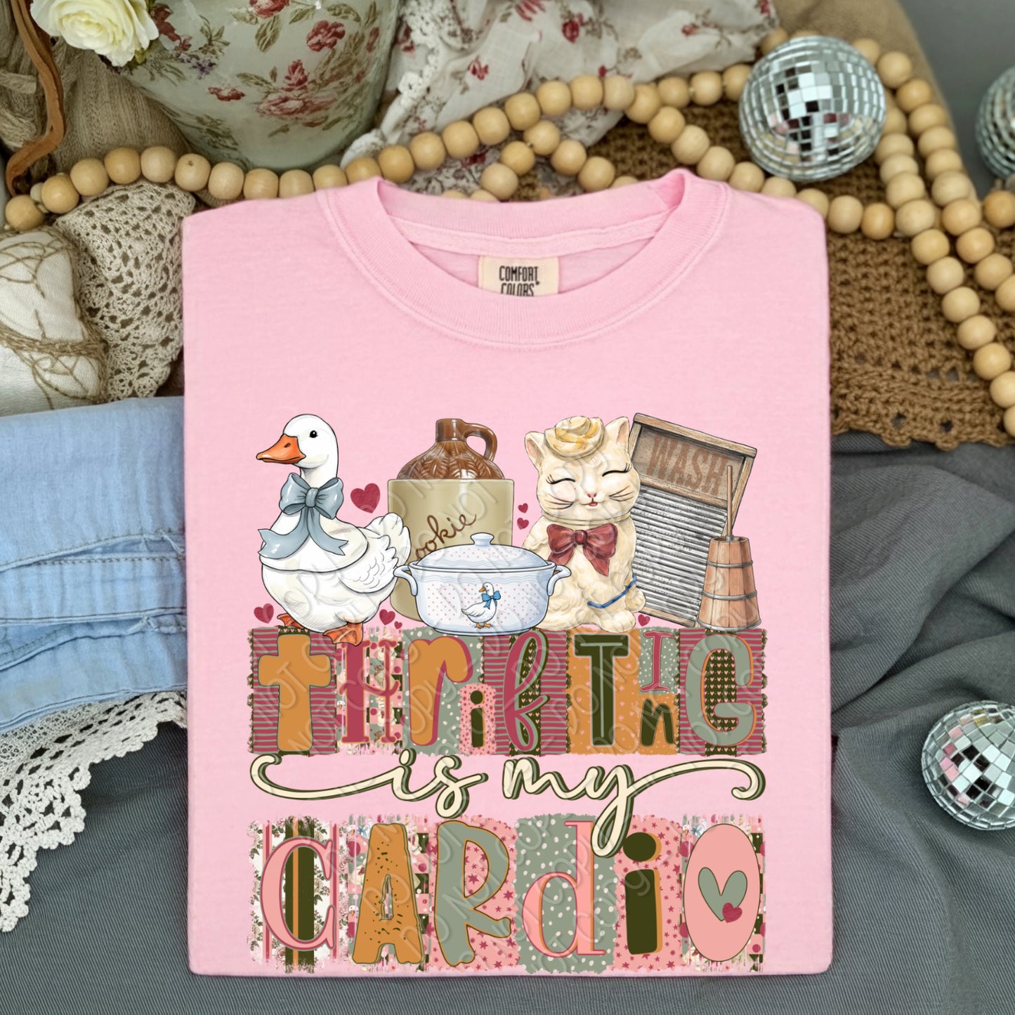 Thrifting Is My Cardio 1 - 2026 Digital PNG Design