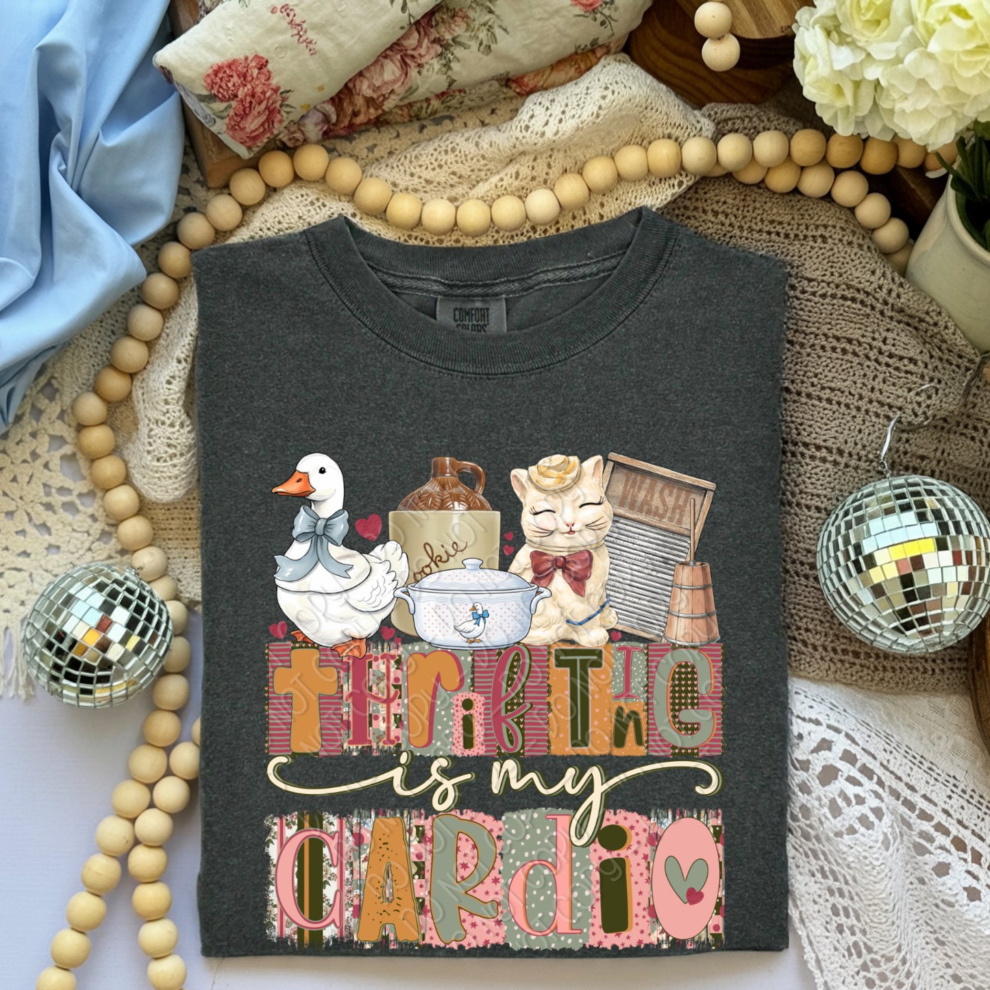 Thrifting Is My Cardio 1 - 2026 Digital PNG Design