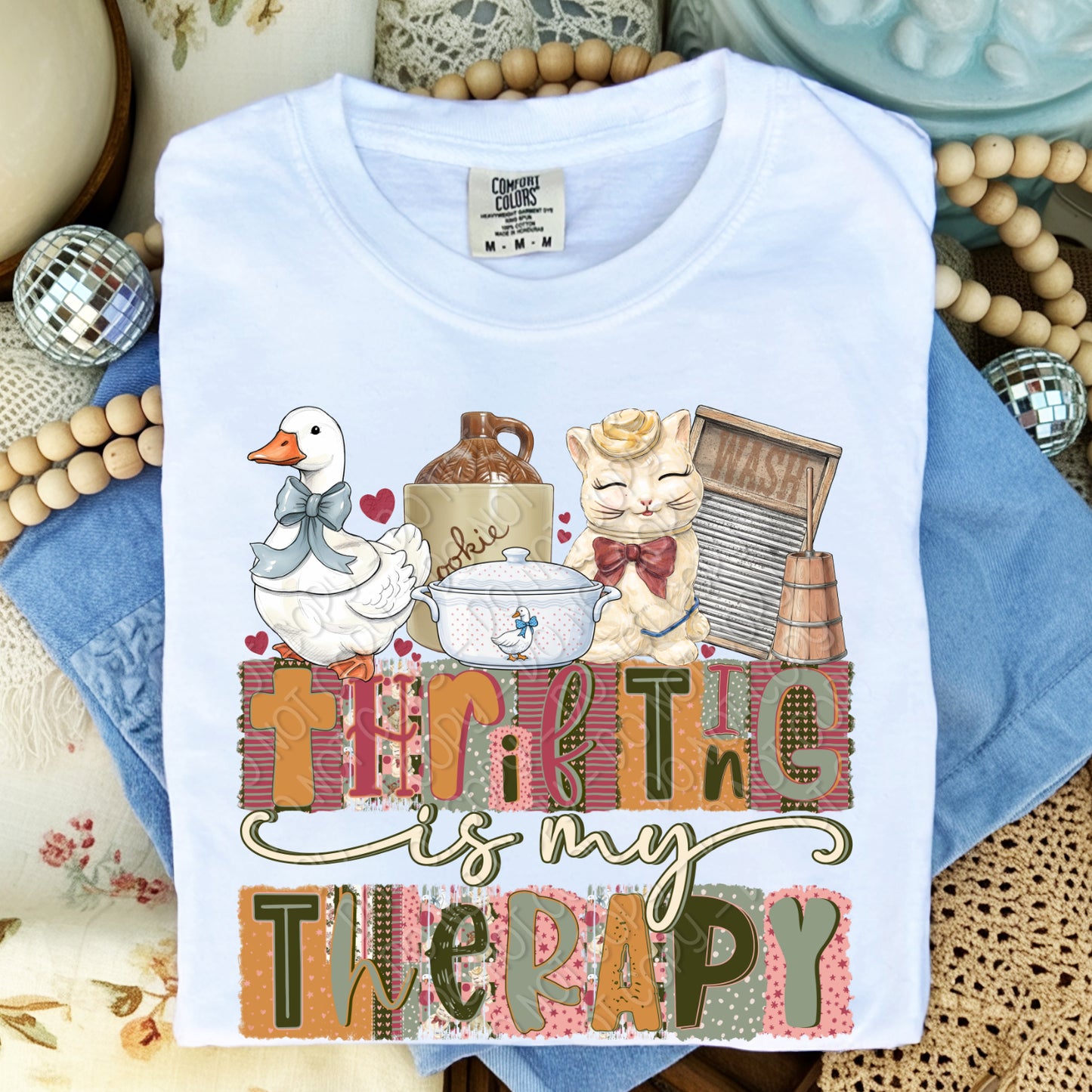 Thrifting Is My Therapy 1 - 2026 Digital PNG Design