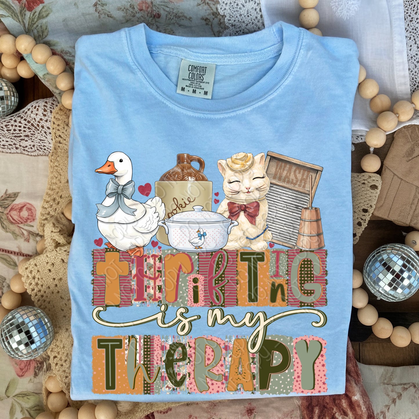 Thrifting Is My Therapy 1 - 2026 Digital PNG Design