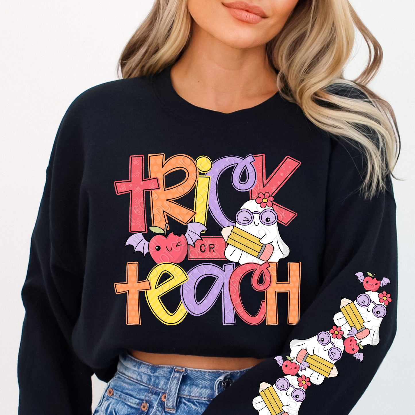 Trick Or Teach 1 - 2026 Digital PNG Design w/ Sleeve