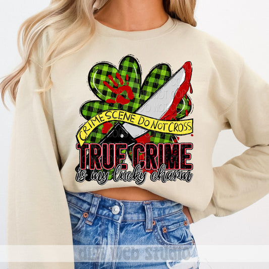 True Crime Is My Lucky Charm 1 - 2025 Digital PNG Design