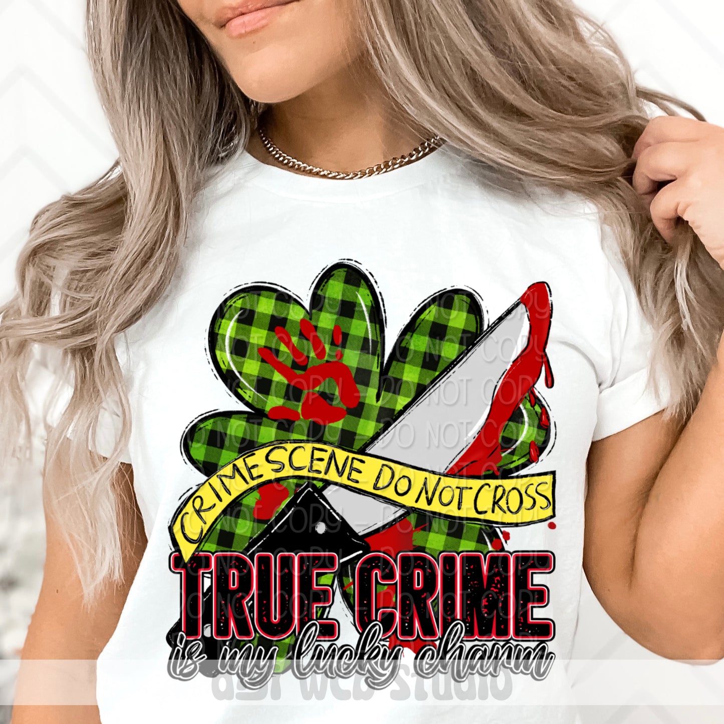 True Crime Is My Lucky Charm 1 - 2025 Digital PNG Design