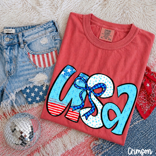 USA w/ Cross Pattern 1 - 2026 Digital PNG Design