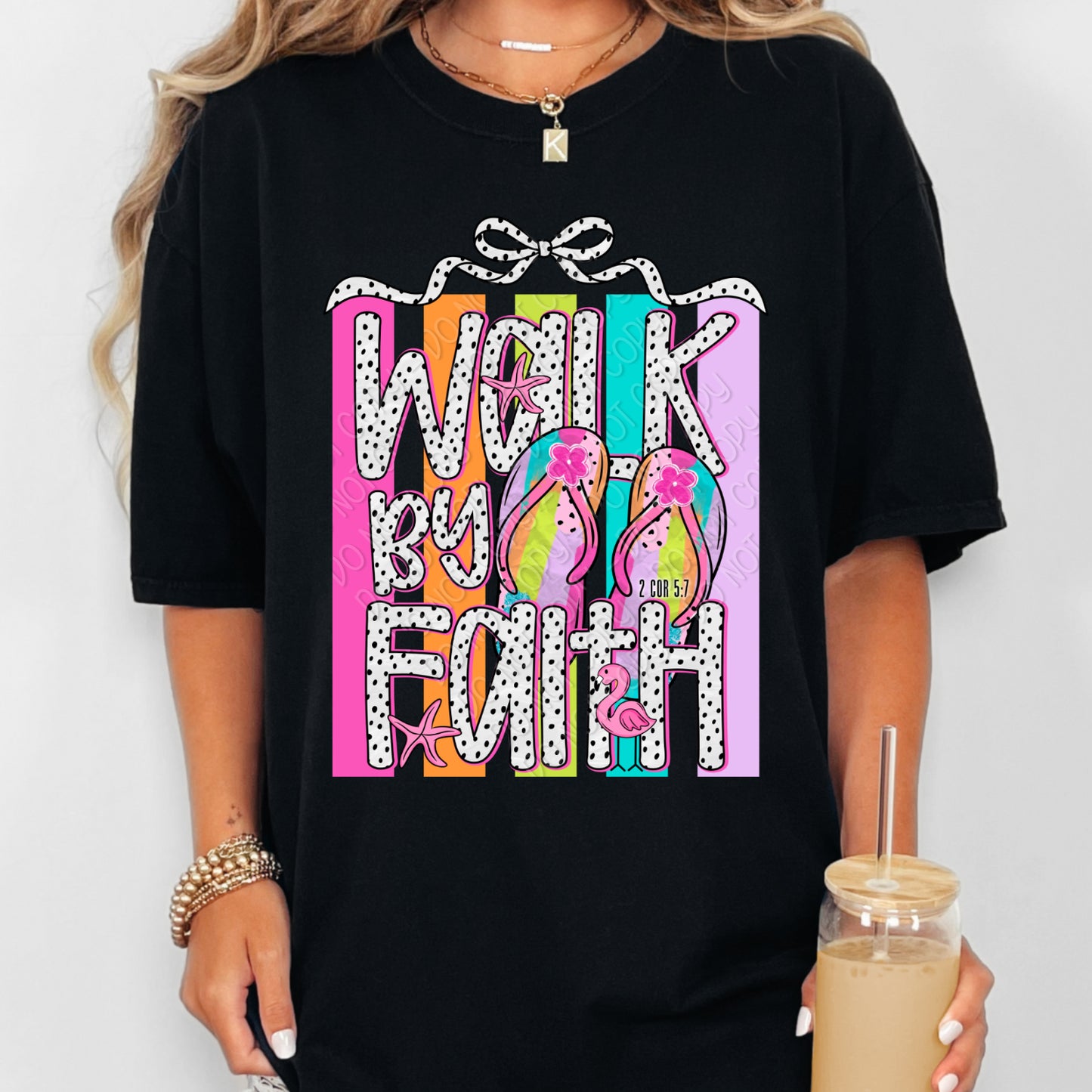 Walk By Faith 1 - 2026 Digital PNG Design