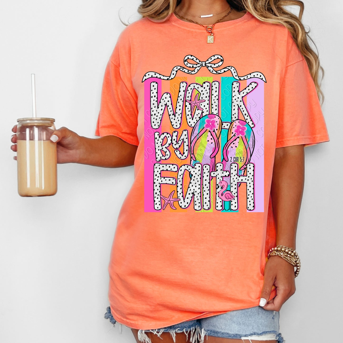 Walk By Faith 1 - 2026 Digital PNG Design