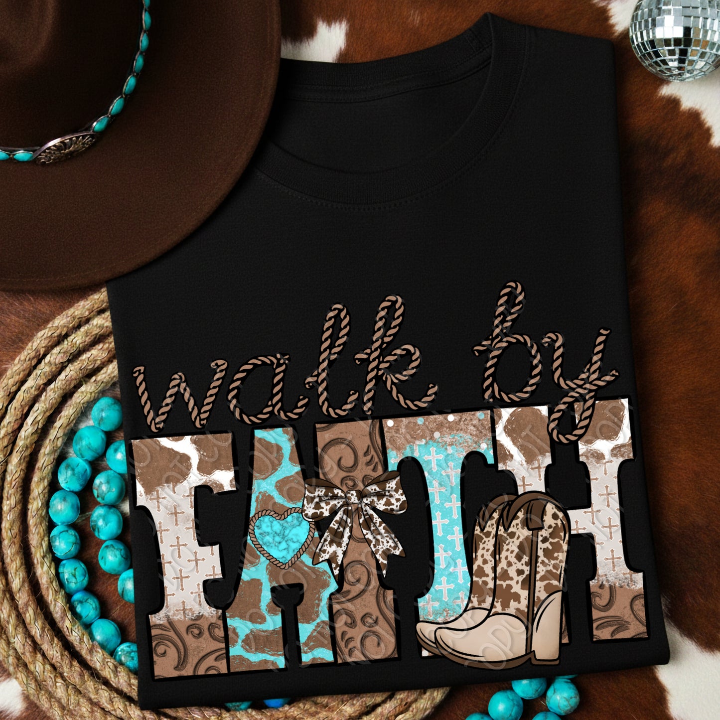 Walk By Faith 1 - 2026 Digital PNG Design