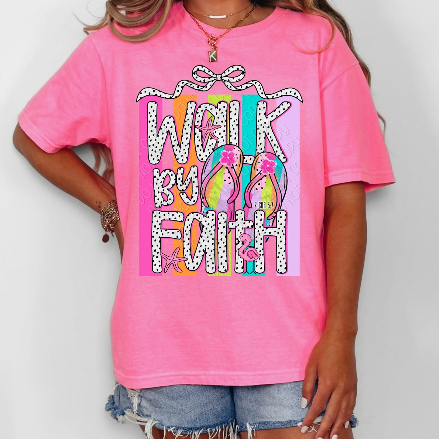 Walk By Faith 1 - 2026 Digital PNG Design