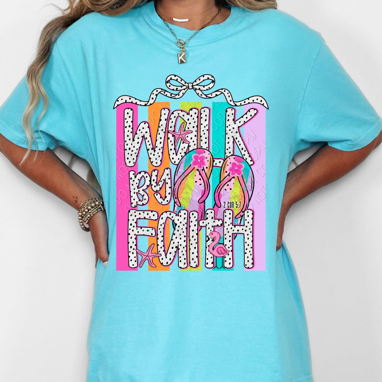 Walk By Faith 1 - 2026 Digital PNG Design