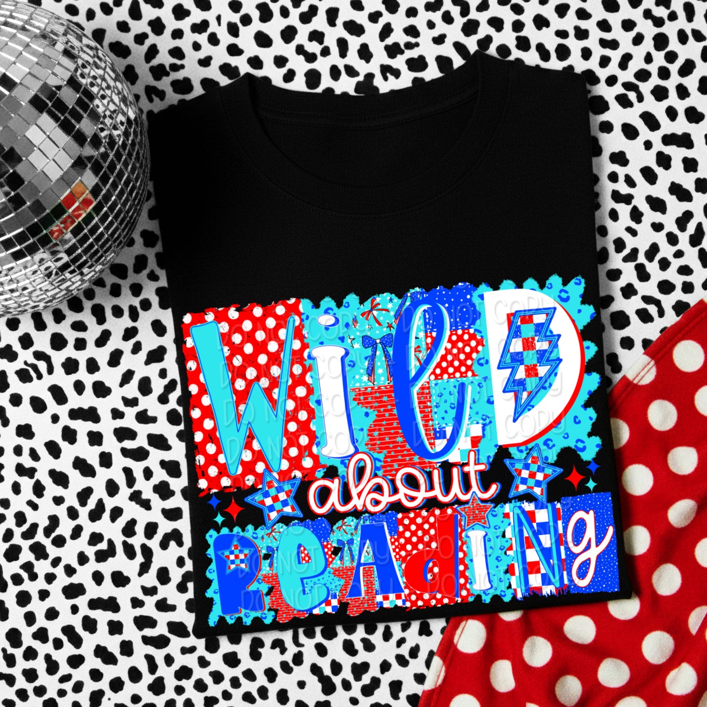 Wild About Reading 1 - Digital PNG Design