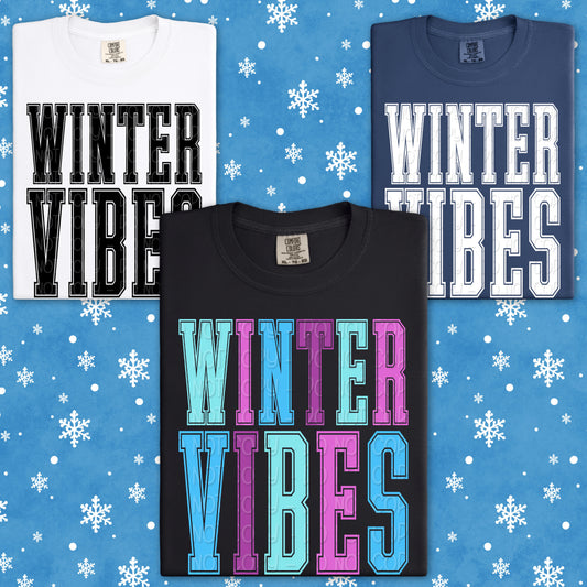 Winter Vibes 1 - 2025 Digital PNG Design