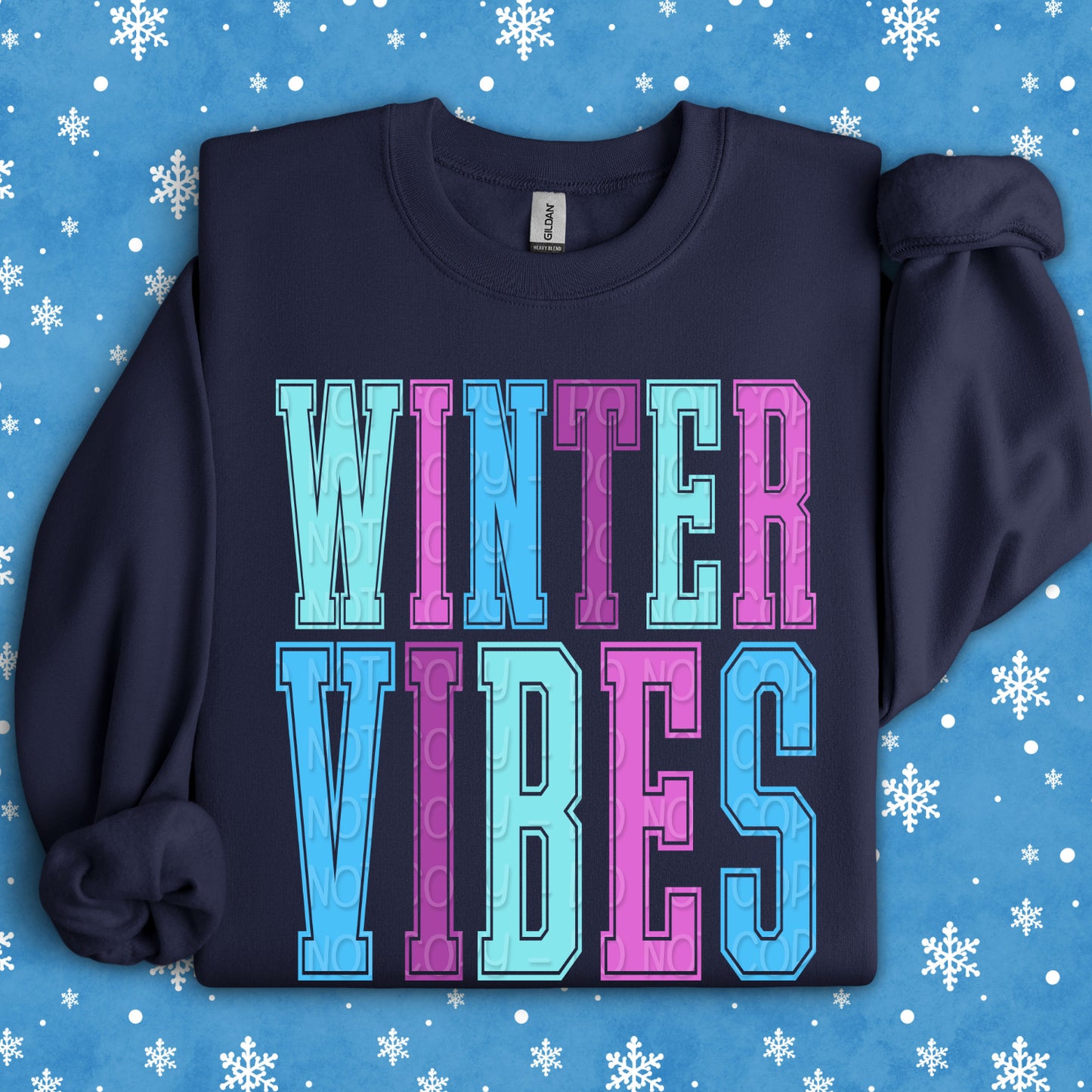 Winter Vibes 1 - 2025 Digital PNG Design