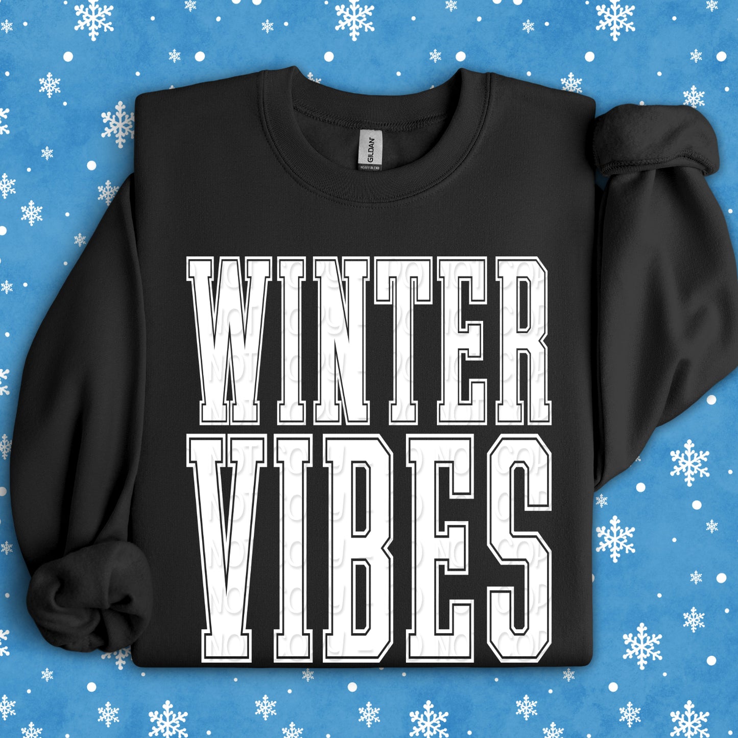 Winter Vibes 1 - 2025 Digital PNG Design