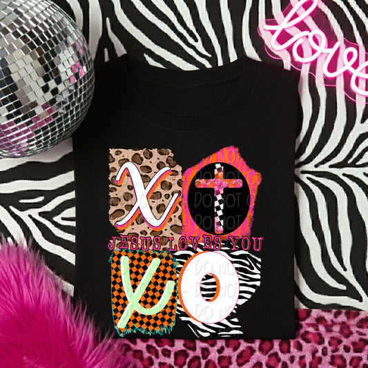 XOXO Jesus Loves You 1 - 2025 Digital PNG Design