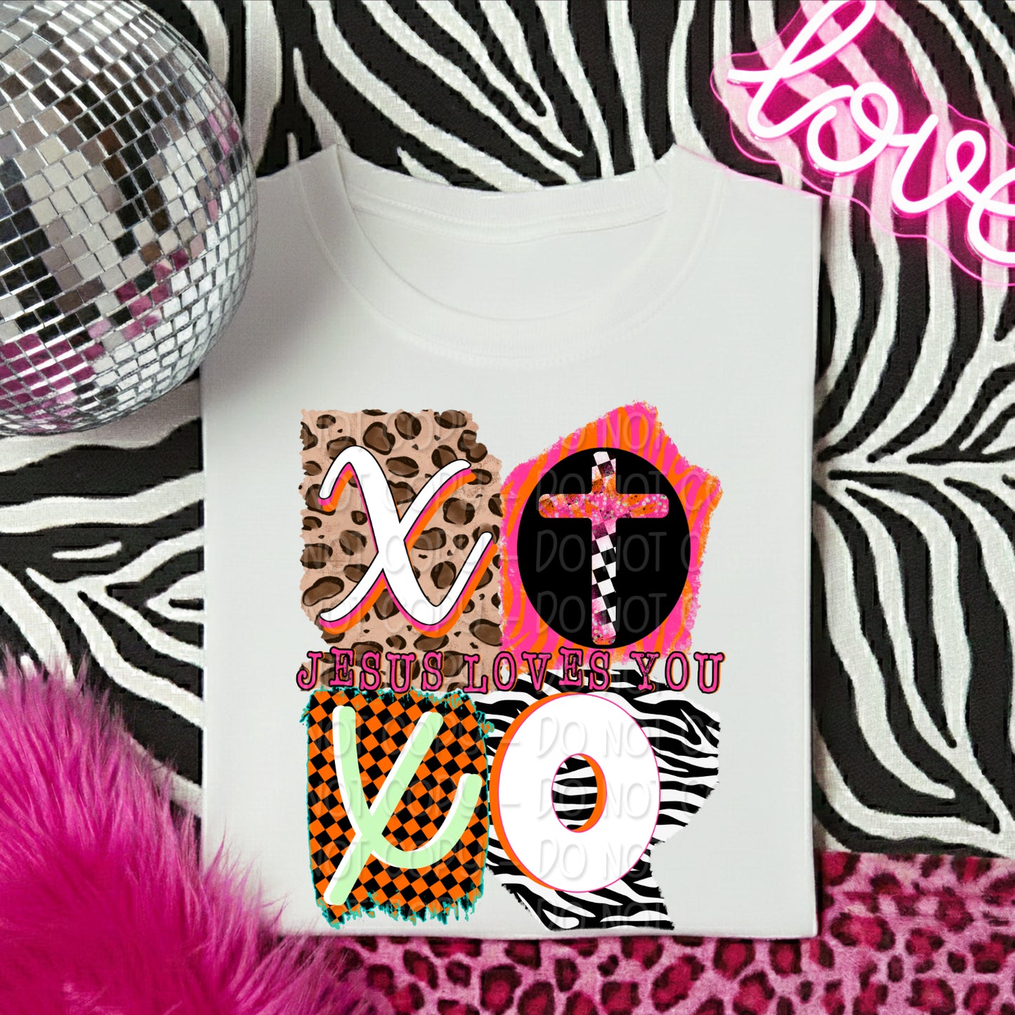 XOXO Jesus Loves You 1 - 2025 Digital PNG Design
