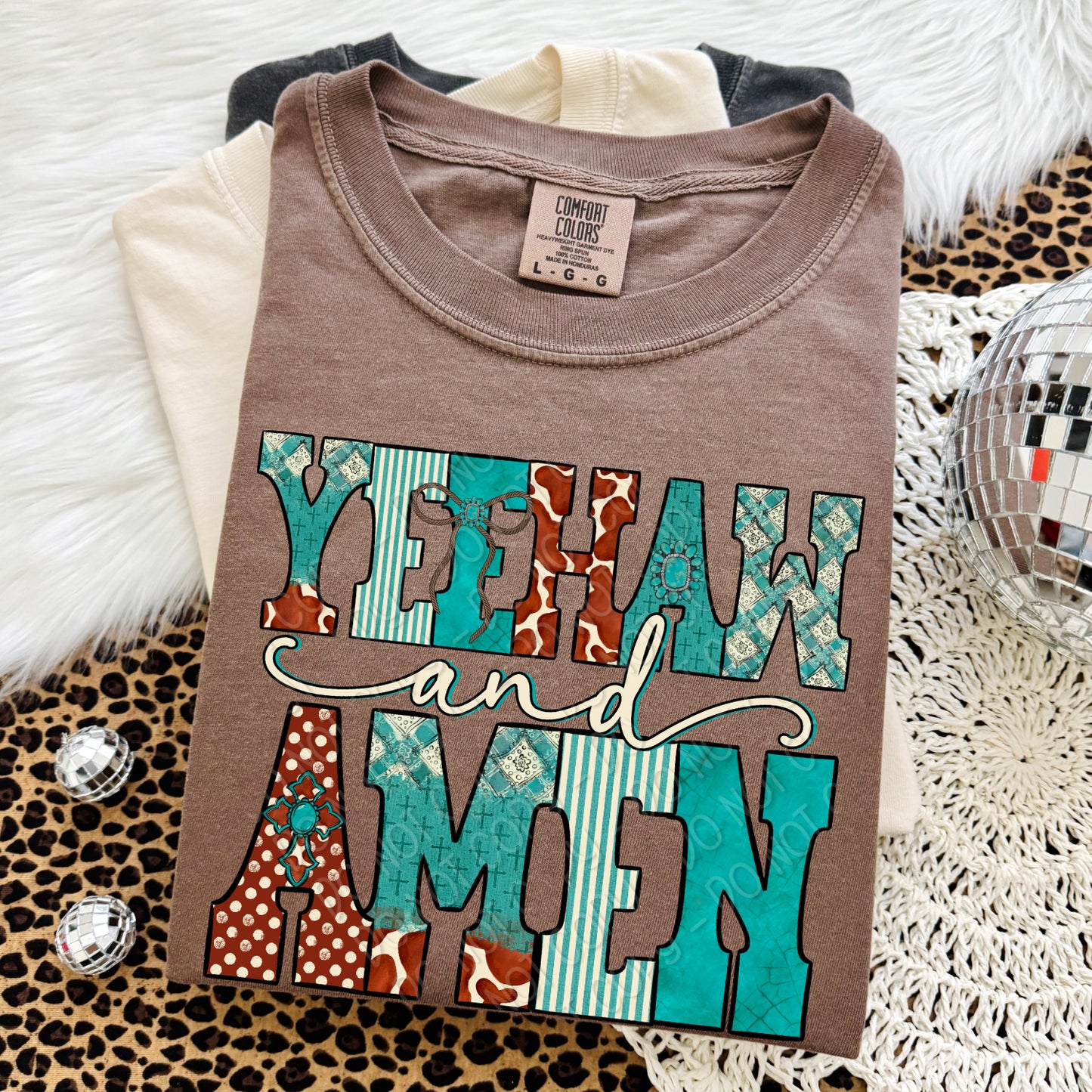 Yeehaw and Amen 1 - 2026 Digital PNG Design