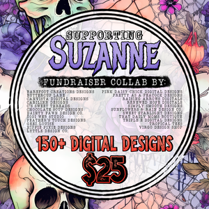 Supporting Suzanne Fundraiser Collab Drive - Digital Designs PNG