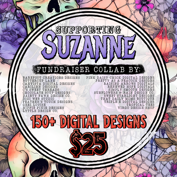 Supporting Suzanne Fundraiser Collab Drive - Digital Designs PNG