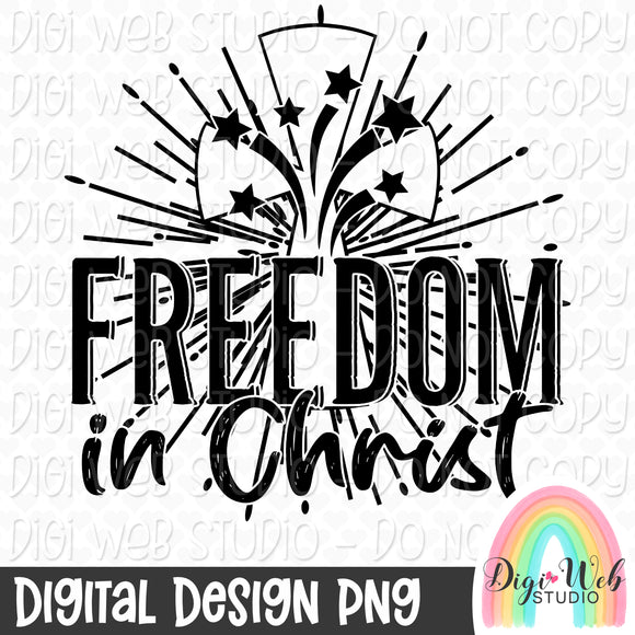 Semi Exclusive Single Color PNG -Freedom in Christ 1
